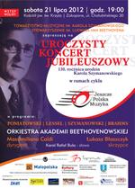 Symphonic Concert on the 130th Anniversary of Karol Szymanowski's Birth