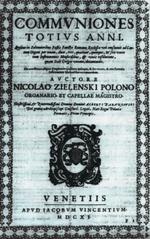 Venice Premiere of Mikołaj Zieleński's Works