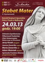                                                                                         Koncert Wielkopostny w Wałbrzychu - "Stabat Mater" Karola Szymanowskiego pod dyrekcją Jerzego Koska
