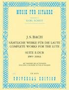                              Suita E-dur BWV1006a na lutnię
                             