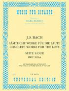                              Suita E-dur BWV1006a na lutnię
                             