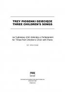                          Three Children's Songs
                         