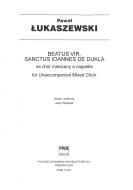                              Beatus vir, Sanctus Joannes de Dukla
                             