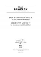                              Dnia jednego o północy 
                             
