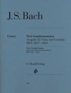 3 sonaty BWV1027-1029