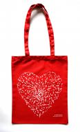                          Tote Bag HEART. Long Red
                         