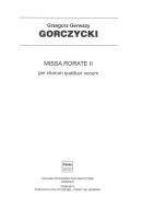                              Missa rorate II
                             