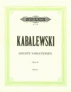                              Easy Variations Op.40
                             