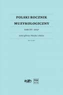 Polski Rocznik Muzykologiczny tom XV 201