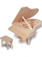Fortepian - drewniany model do składania