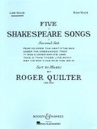 5 Shakespeare Songs op. 23