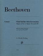                             Five Easy Piano Sonatas
                             