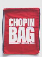                          Drawstring Bag red "Chopin bag"
                         