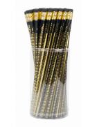 Ołówek klawiatura czarno-złoty
