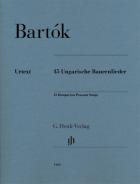                              15 Hungarian Peasant Songs for Piano
                             