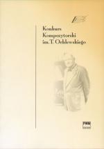                                                                                         Rozstrzygnięcie konkursu kompozytorskiego im. Tadeusza Ochlewskiego