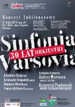                                                                                         30-lecie Sinfonii Varsovii - koncert jubileuszowy