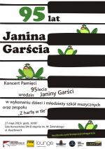                                                                                         95. urodziny Janiny Garści - koncert