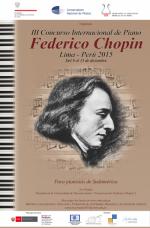 III Międzynarodowy Konkurs Pianistyczny im. Fryderyka Chopina w Limie