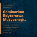  Seminarium Edytorstwa Muzycznego- wyniki rekrutacji.