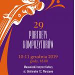                                                                                         Koncert w ramach „Portretów kompozytorów” poświęcony twórczości Marcela Chyrzyńskiego