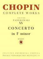                          Concerto in F minor Op. 21 for piano and
                         