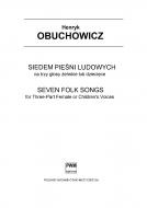                          Seven Folk Songs
                         