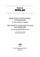                              Modlitwa do Matki Bożej w Guadalupe
                             