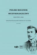 Polski Rocznik Muzykologiczny Tom XVIII 