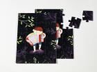                          Magnetic Puzzle with Accordionist
                         