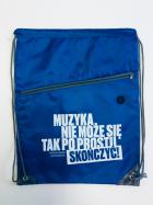 Worek-plecak niebieski "Cytat"