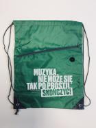 Worek-plecak zielony "Cytat"