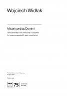                          Misericordias Domini (choral score)
                         
